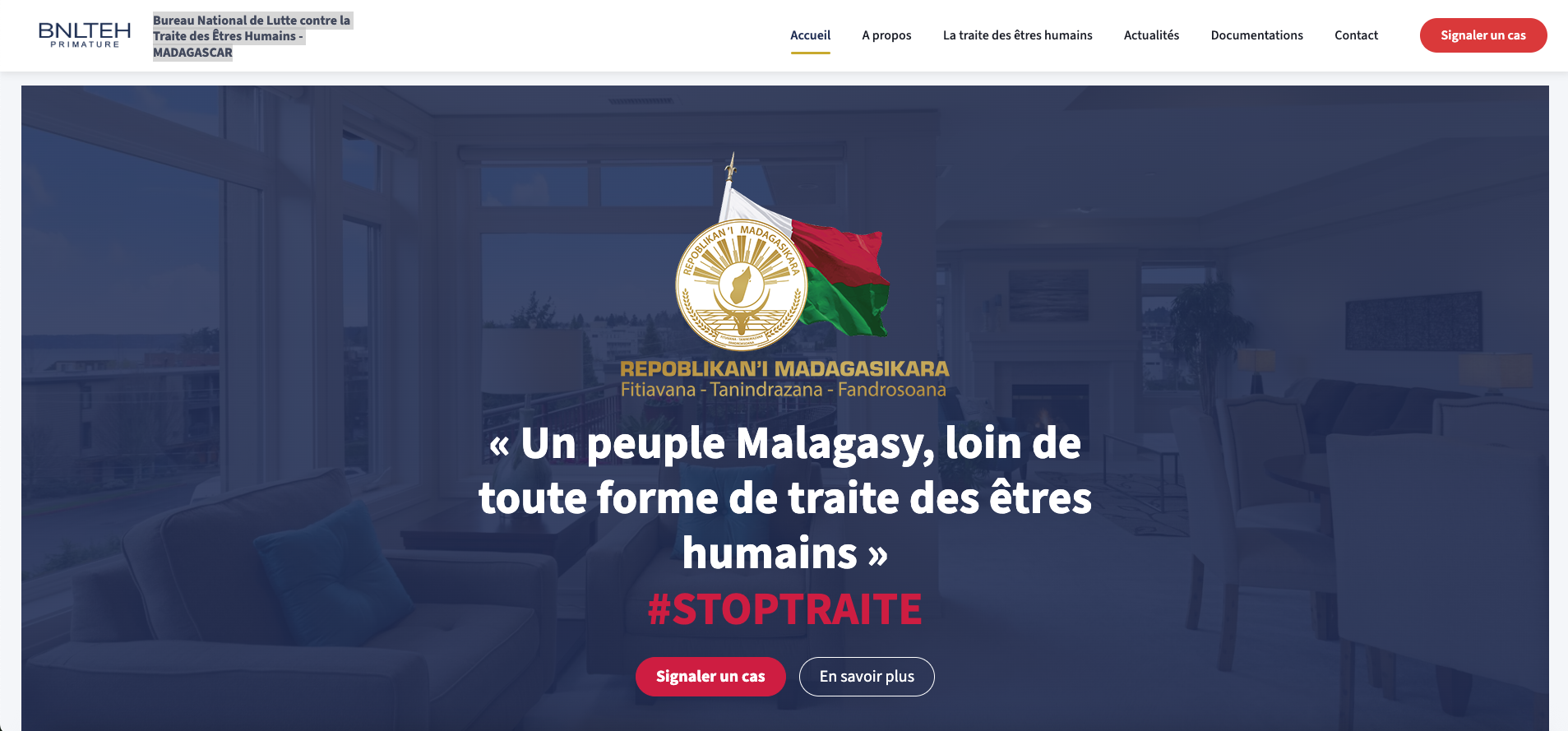 BNLTEH Website - Project by Tiavina Jonathan Rakotoarisoa